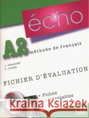Echo (Nouvelle Version): Fichier D'Evaluation Photocopiable + CD-Audio A2  9782090385694 Cle International - książka