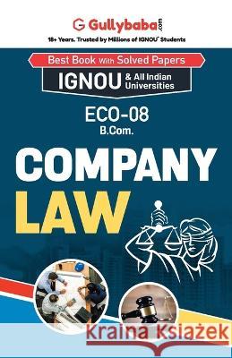 ECO-08 Company Law Sunita Mittal 9789381638590 Gullybaba Publishing House Pvt Ltd - książka