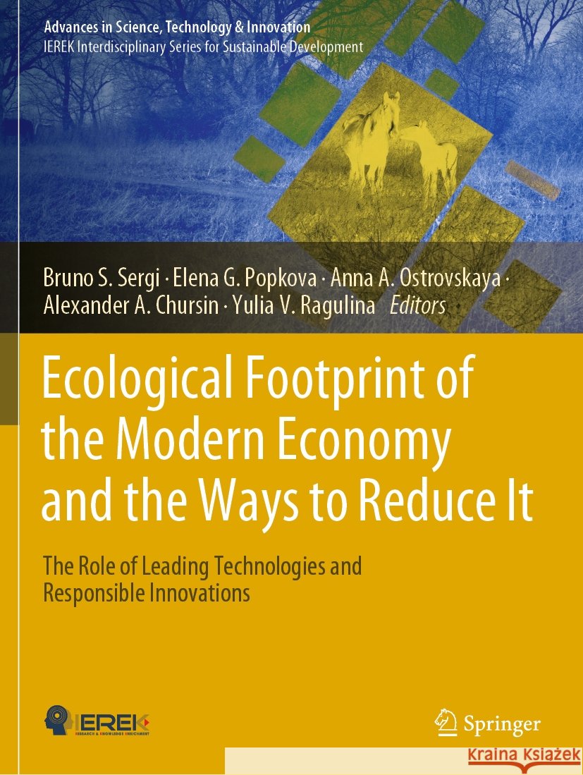 Ecological Footprint of the Modern Economy and the Ways to Reduce It  9783031497131 Springer Nature Switzerland - książka