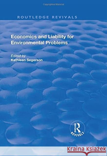 Economics and Liability for Environmental Problems  9781138730632  - książka