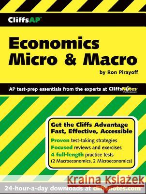 Economics Micro & Macro Ron Pirayoff 9780764539992 Cliffs Notes - książka