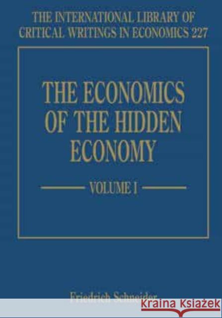 ECONOMICS OF THE HIDDEN ECONOMY  9781843763543 EDWARD ELGAR PUBLISHING LTD - książka