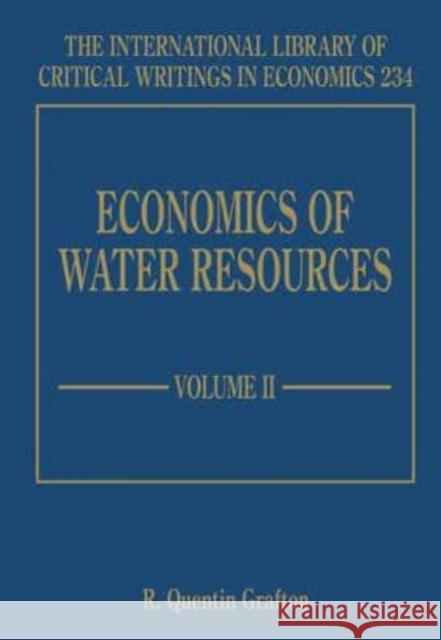 Economics of Water Resources  9781847206466 Edward Elgar Publishing Ltd - książka
