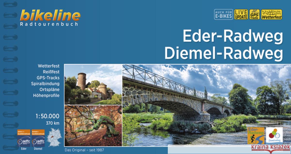 Eder-Radweg - Diemel-Radweg  9783711101075 Esterbauer - książka