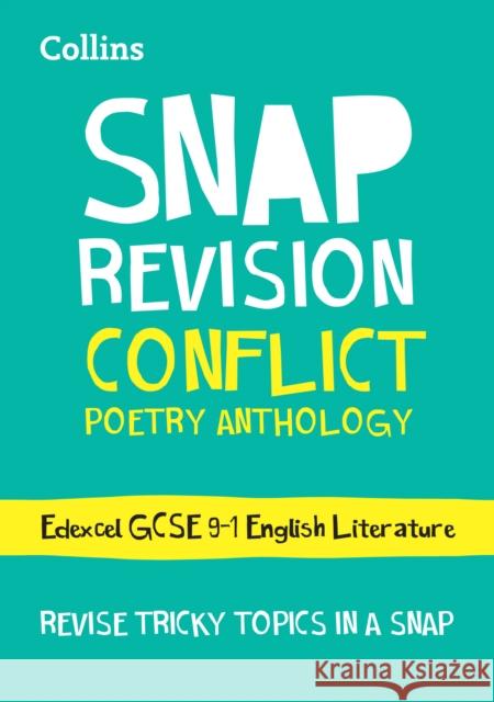 Edexcel Conflict Poetry Anthology Revision Guide: Ideal for the 2025 and 2026 Exams Collins GCSE 9780008353063 HarperCollins Publishers - książka