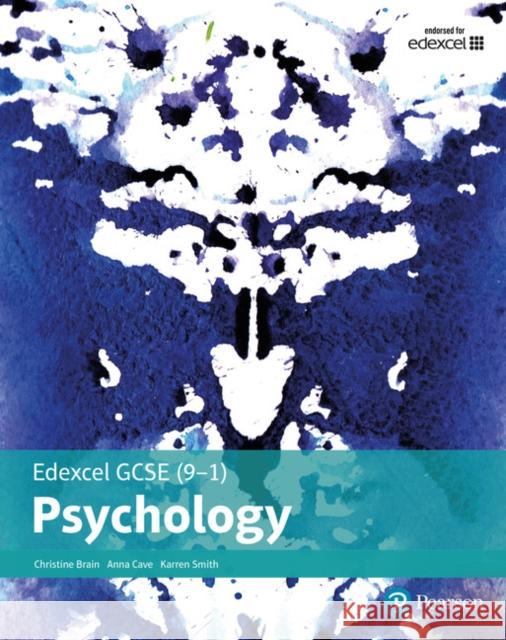 Edexcel GCSE (9-1) Psychology Student Book Brain, Christine|||Smith, Karren|||Cave, Anna 9781292182773 Pearson Education Limited - książka