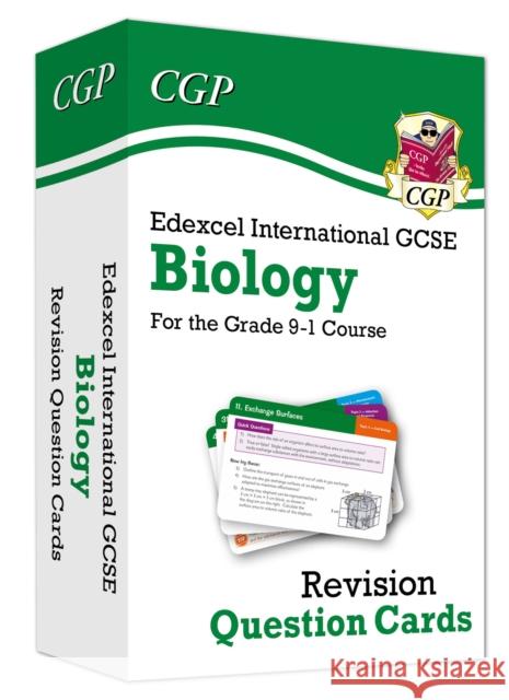 Edexcel International GCSE Biology: Revision Question Cards CGP Books CGP Books  9781789083811 Coordination Group Publications Ltd (CGP) - książka