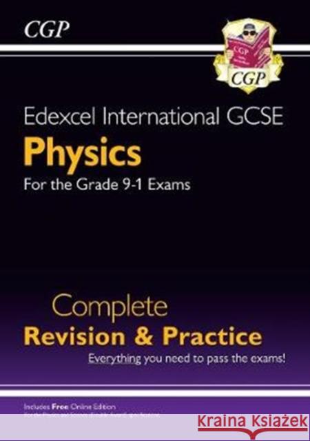 Edexcel International GCSE Physics Complete Revision & Practice: Incl. Online Videos & Quizzes CGP Books 9781789080841 Coordination Group Publications Ltd (CGP) - książka