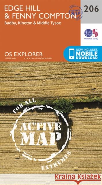Edge Hill and Fenny Compton Ordnance Survey 9780319470787 Ordnance Survey - książka