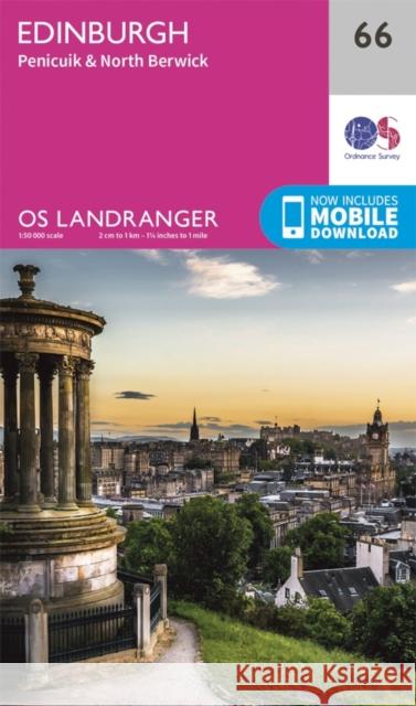 Edinburgh, Penicuik & North Berwick Ordnance Survey 9780319261644 Ordnance Survey - książka