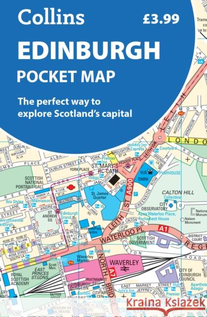 Edinburgh Pocket Map: The Perfect Way to Explore Edinburgh Collins Maps 9780008663469 HarperCollins Publishers - książka