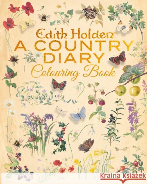Edith Holden: A Country Diary Colouring Book Edith Holden 9781398856240 Arcturus Publishing Ltd - książka
