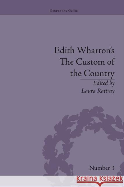 Edith Wharton's the Custom of the Country: A Reassessment Laura Rattray   9781138663206 Taylor and Francis - książka
