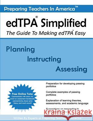 edTPA Simplified America, Preparing Teachers in 9781533505446 Createspace Independent Publishing Platform - książka