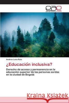 ¿Educación inclusiva? Luna Ruiz Andrea 9783659096372 Editorial Academica Espanola - książka