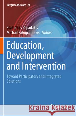 Education, Development and Intervention  9783031607158 Springer Nature Switzerland - książka