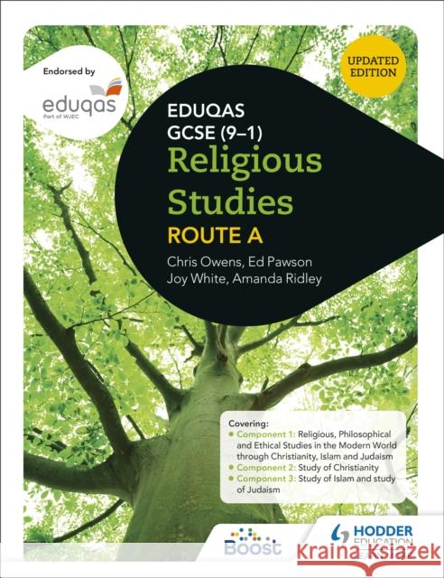 Eduqas GCSE (9-1) Religious Studies Route A (2022 updated edition) Amanda Ridley 9781471866340 Hodder Education - książka
