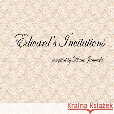 Edward's Invitations Diane Janowski 9780996535328 New York History Review - książka