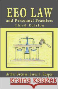 Eeo Law and Personnel Practices Gutman, Arthur 9780805864731 Psychology Press - książka