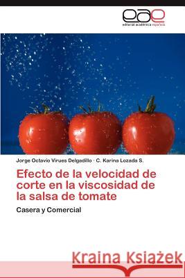 Efecto de la velocidad de corte en la viscosidad de la salsa de tomate Virues Delgadillo, Jorge Octavio 9783659063640 Editorial Acad Mica Espa Ola - książka