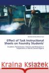 Effect of Task Instructional Sheets on Foundry Students' Abdullahi Shab 9786203303575 LAP Lambert Academic Publishing