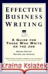 Effective Business Writing: Strategies, Suggestions and Examples Piotrowski, Maryann V. 9780062733818 HarperCollins Publishers