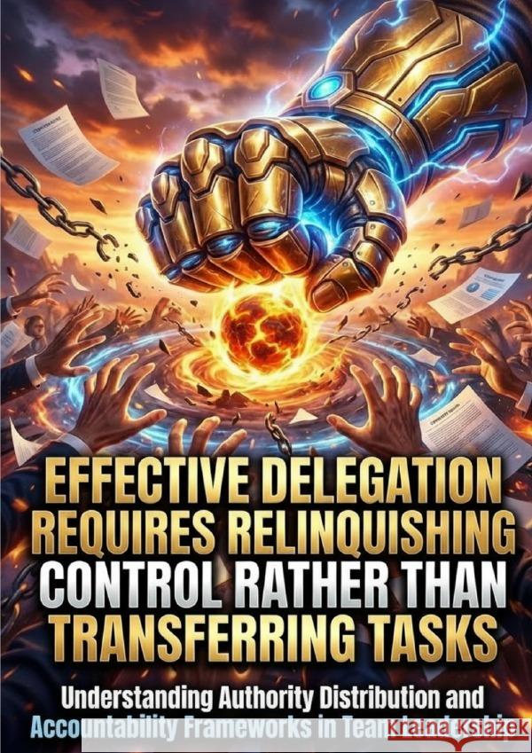 Effective Delegation Requires Relinquishing Control Rather Than Transferring Tasks Whitfield, Sarah 9783565210138 epubli - książka