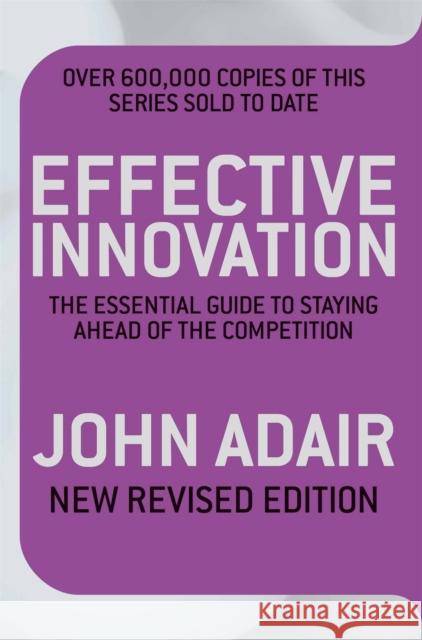 Effective Innovation  Adair, John 9781509812103  - książka