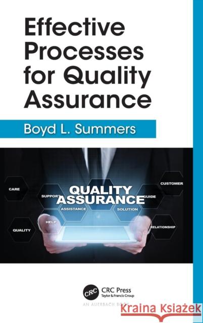 Effective Processes for Quality Assurance Boyd L. Summers 9780367172961 Auerbach Publications - książka