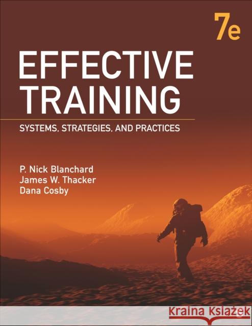 Effective Training Dana Cosby 9781071927809 SAGE Publications Inc - książka