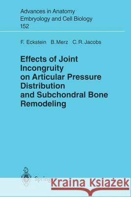 Effects of Joint Incongruity on Articular Pressure Distribution and Subchondral Bone Remodeling F. H. Eckstein B. Merz C. R. Jacobs 9783540662129 Springer - książka