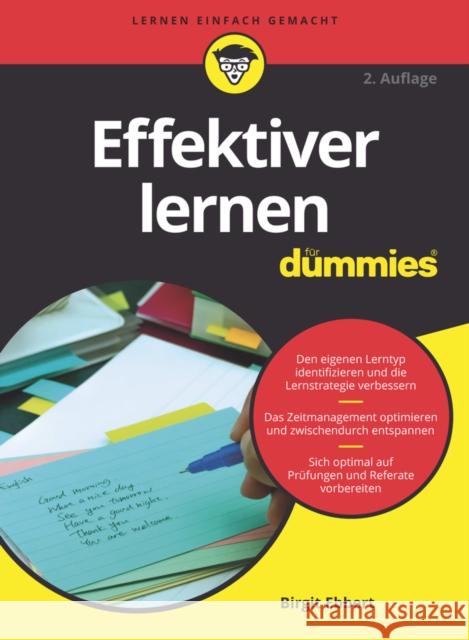 Effektiver Lernen für Dummies Birgit Ebbert 9783527715435  - książka