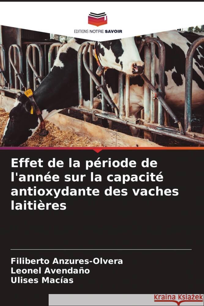 Effet de la période de l'année sur la capacité antioxydante des vaches laitières Anzures-Olvera, Filiberto, Avendaño, Leonel, Macias, Ulises 9786206406617 Editions Notre Savoir - książka