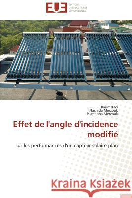 Effet de l'Angle d'Incidence Modifié Collectif 9783838185095 Editions Universitaires Europeennes - książka