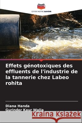Effets génotoxiques des effluents de l'industrie de la tannerie chez Labeo rohita Handa, Diana, Walia, Gurinder Kaur 9783330844766 Editions Notre Savoir - książka