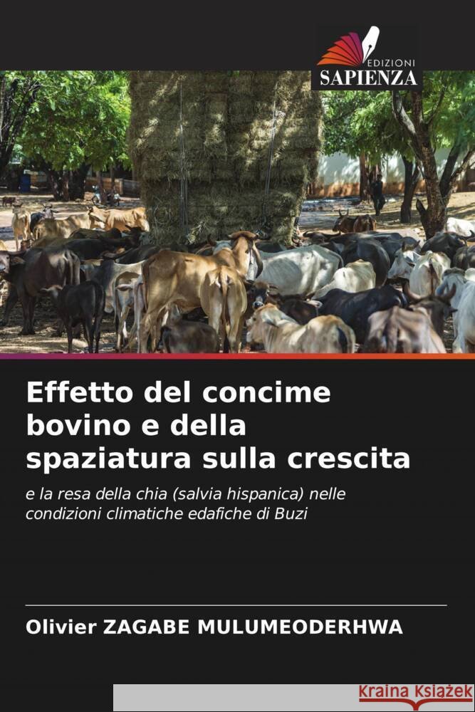 Effetto del concime bovino e della spaziatura sulla crescita Olivier Zagab 9786206921332 Edizioni Sapienza - książka