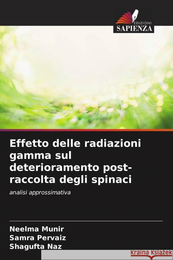 Effetto delle radiazioni gamma sul deterioramento post-raccolta degli spinaci Munir, Neelma, Pervaiz, Samra, Naz, Shagufta 9786209339776 Edizioni Sapienza - książka