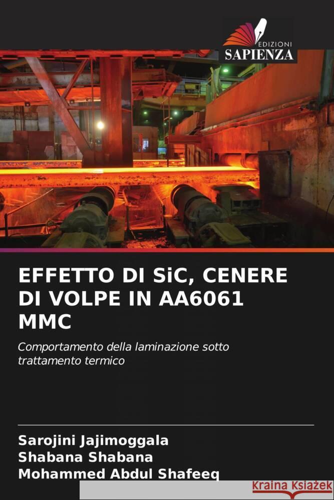 EFFETTO DI SiC, CENERE DI VOLPE IN AA6061 MMC Jajimoggala, Sarojini, Shabana, Shabana, Shafeeq, Mohammed Abdul 9786205197776 Edizioni Sapienza - książka