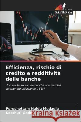 Efficienza, rischio di credito e redditivita delle banche Purushottam Naidu Mudadla Kasthuri Godey  9786206240464 Edizioni Sapienza - książka