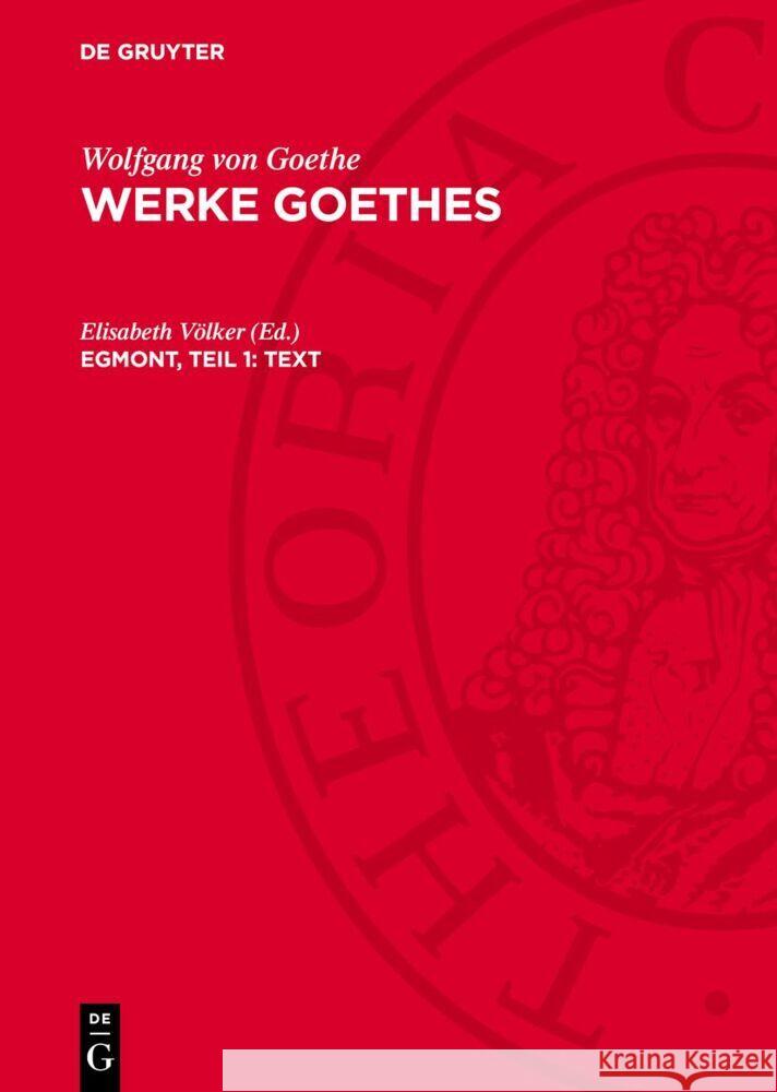 Egmont, Teil 1: Text Elisabeth Völker 9783112764060 De Gruyter (JL) - książka