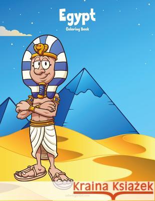 Egypt Coloring Book Nick Snels 9781080918911 Independently Published - książka