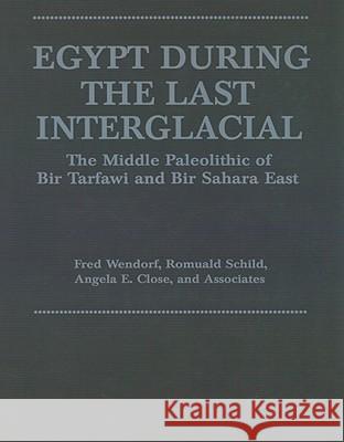 Egypt During the Last Interglacial: The Middle Paleolithic of Bir Tarfawi and Bir Sahara East Fred Wendorf Angela E. Close Romuald Schild 9780306444098 Plenum Publishing Corporation - książka