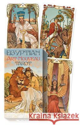 Egyptian Art Nouveau Tarot Giulia Federica Massaglia 9780738775913 Llewellyn Publications - książka