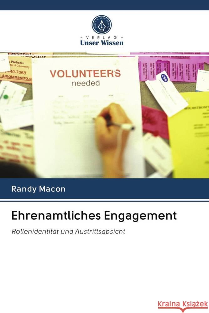 Ehrenamtliches Engagement Macon, Randy 9786202979689 Verlag Unser Wissen - książka