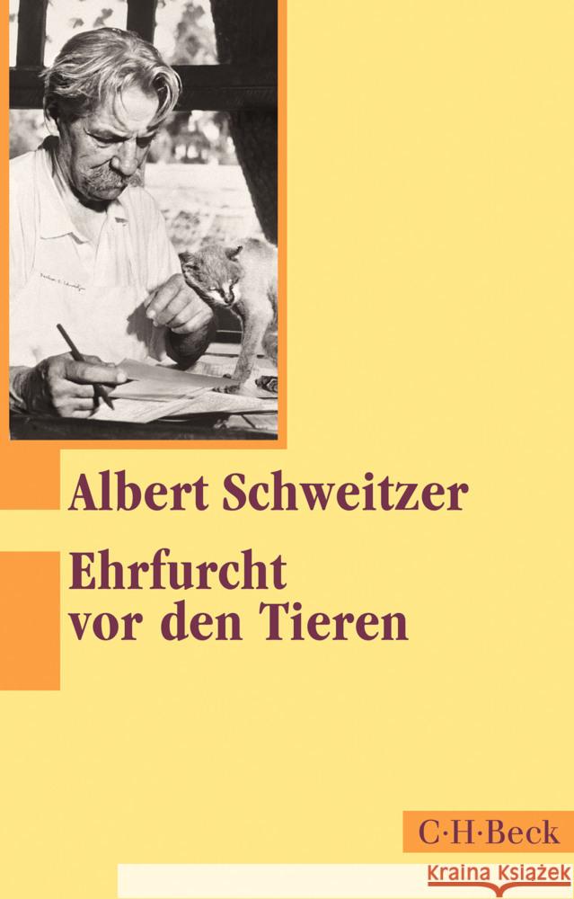 Ehrfurcht vor den Tieren Schweitzer, Albert 9783406786761 Beck - książka