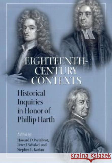 Eighteenth-Century Contexts: Historical Inquiries in Honor of Philip Harth Weinbrot, Howard D. 9780299174804 University of Wisconsin Press - książka