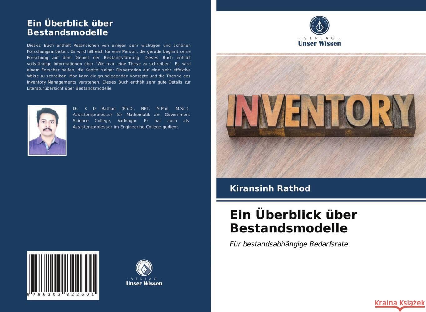 Ein Überblick über Bestandsmodelle Rathod, Kiransinh 9786203822601 Verlag Unser Wissen - książka