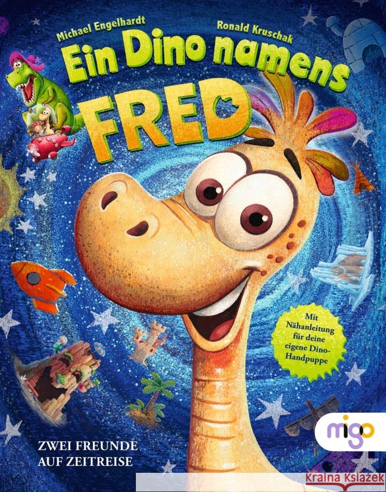 Ein Dino namens Fred Kruschak, Ronald, Engelhardt, Michael 9783968460376 VFO - Migo - książka