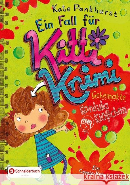 Ein Fall für Kitti Krimi - Geheimakte Kordula Klößchen Pankhurst, Kate 9783505139796 Egmont SchneiderBuch - książka