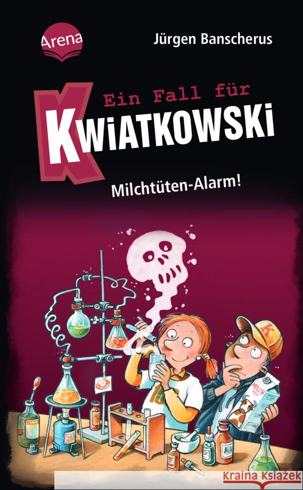 Ein Fall für Kwiatkowski (27). Milchtüten-Alarm! Banscherus, Jürgen 9783401607184 Arena - książka